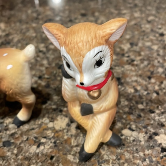 Homco Set of 3 Christmas Reindeer Fawn Deer Holiday Decor Knickknacks Figurines - Picture 4 of 7